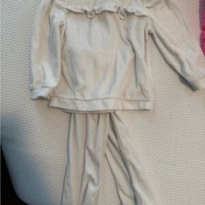 Cozy White matching set